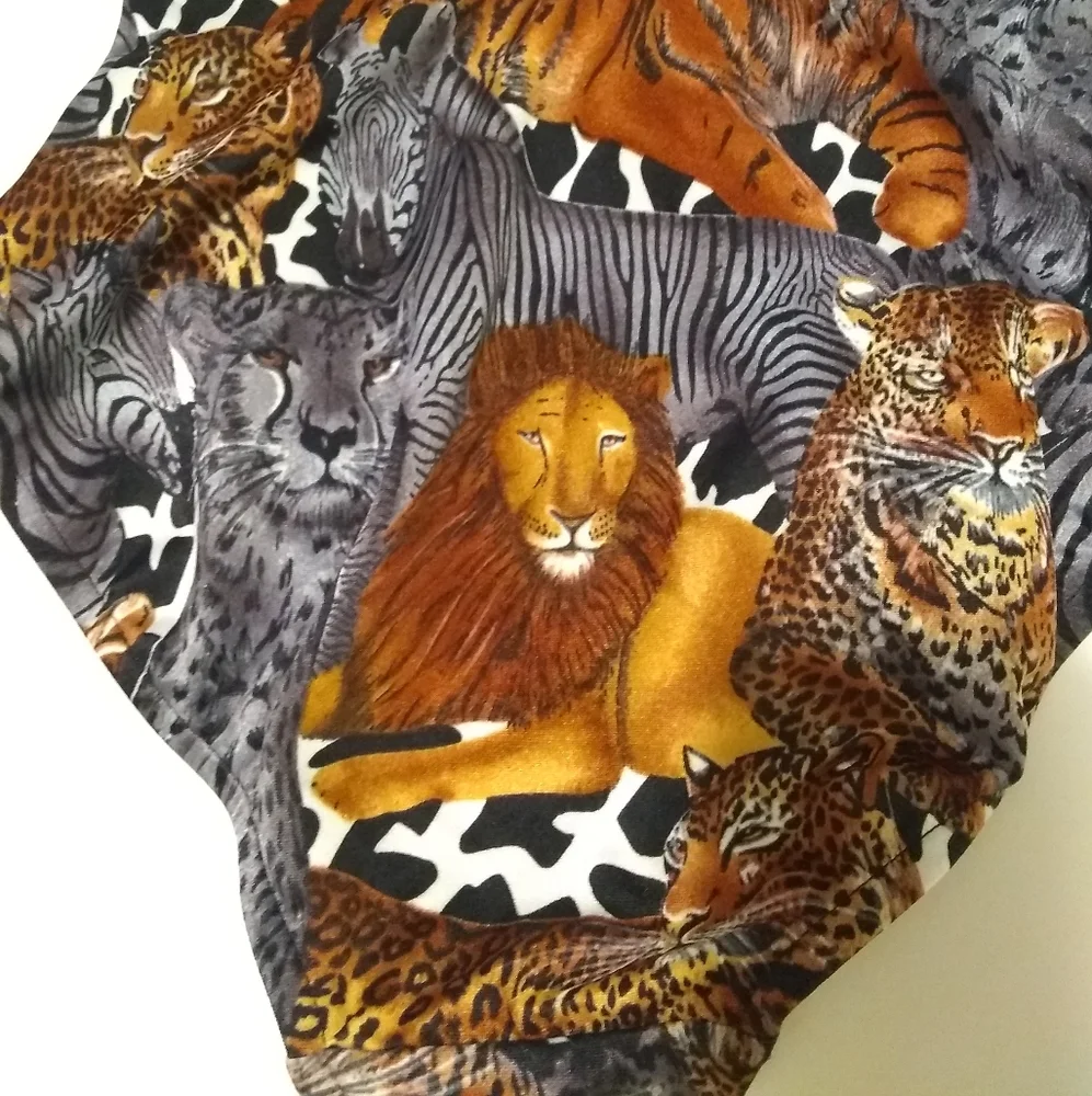 Pacific Connections Swimwear Vintage Big Cat One Piece Swimsuit NEW Fits S-M - Picture 4 of 14